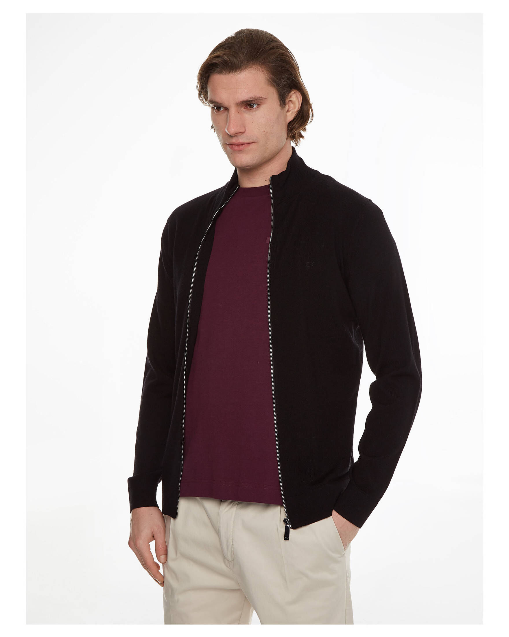 CALVIN KLEIN| Herren Strickjacke