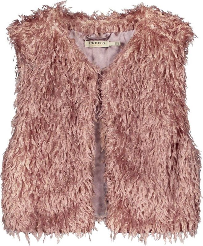 Like Flo - Gilet - Roze - 100% Polyester - Regular Pasvorm