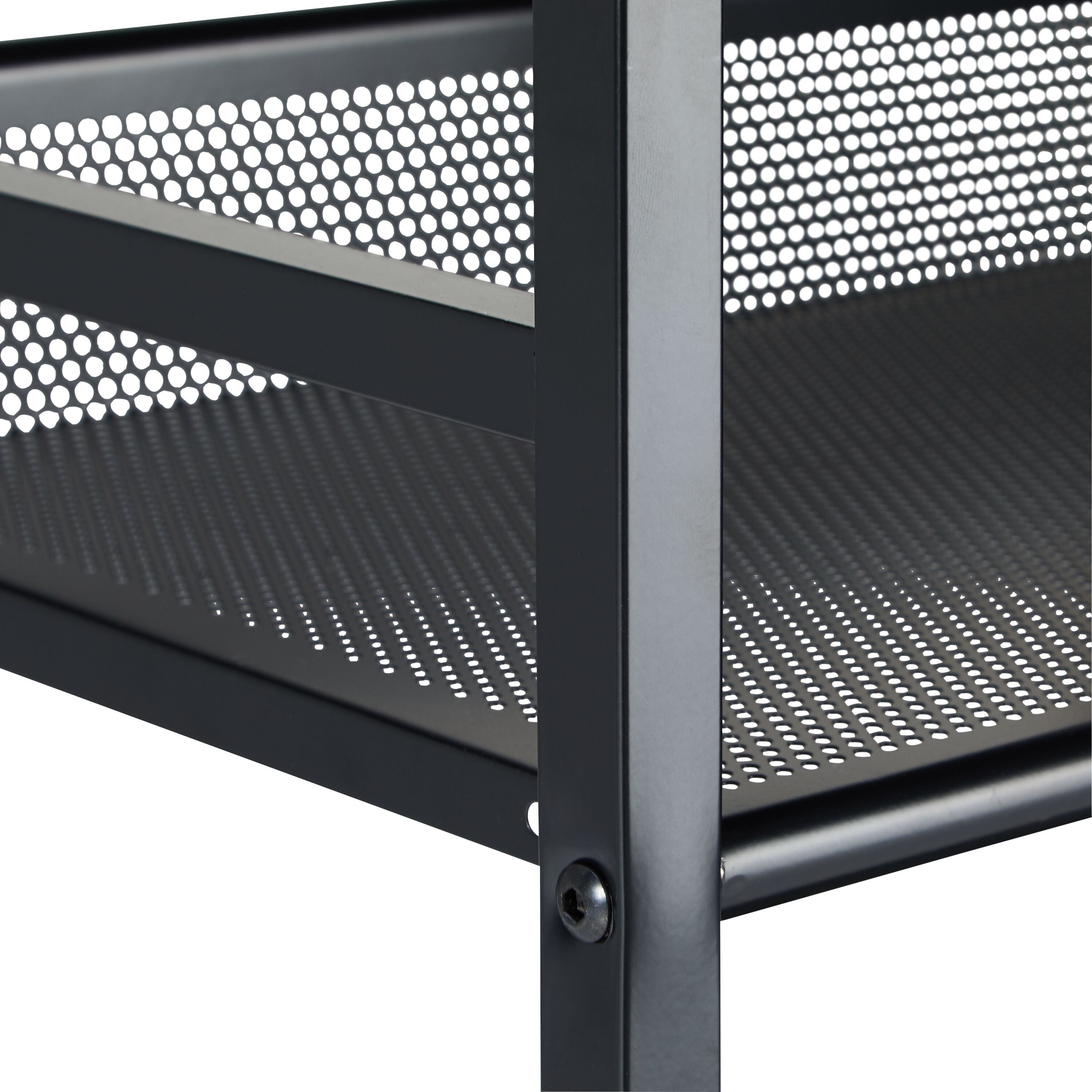CAMPBELL Rollwagen - Schwarz / B: 40.0 cm x T: 28.0 cm x H: 71.5 cm