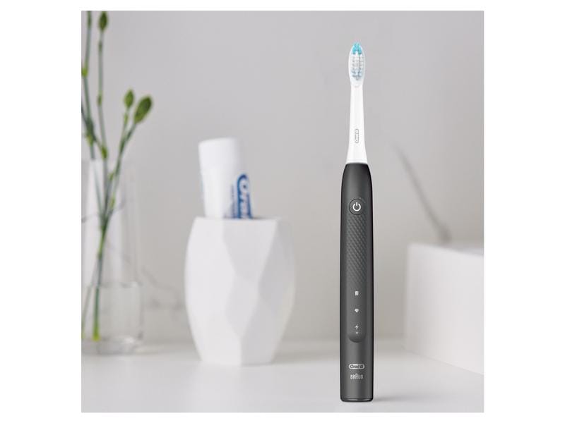 Oral-B Schallzahnbürste Pulsonic Slim Clean 2000 Schwarz Elektrozahnbürste