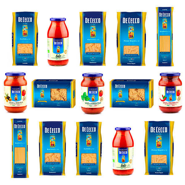 Lot découverte des pâtes et sauces De Cecco