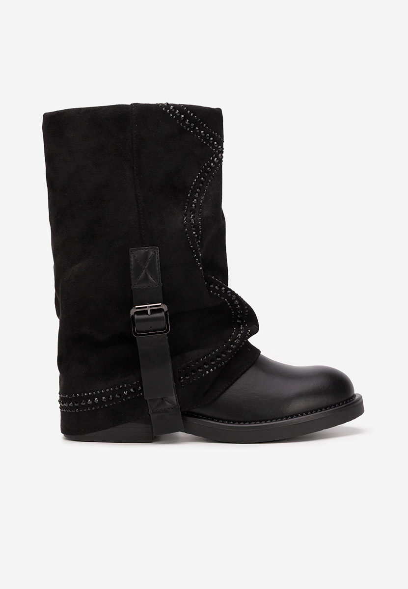 Bottines hautes femme noires Fatimah