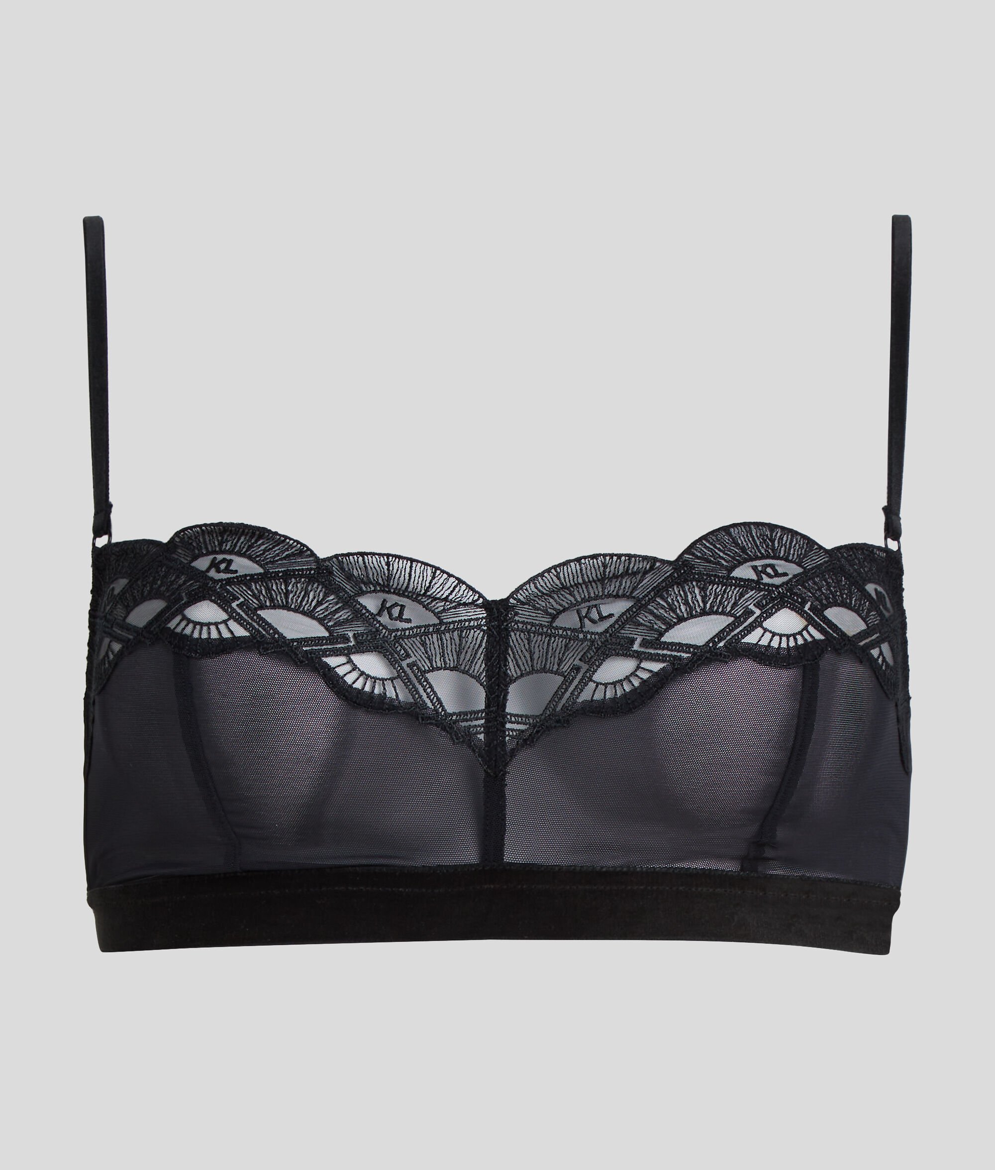 BRALETTE AVEC MOTIF ÉVENTAIL BRODÉ