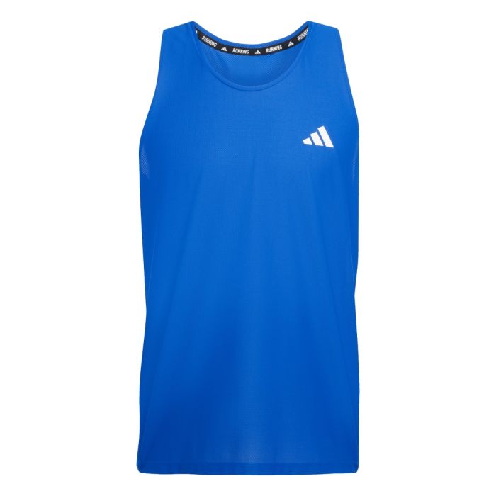 adidas Herre Singletter Own The Run Tank Blå