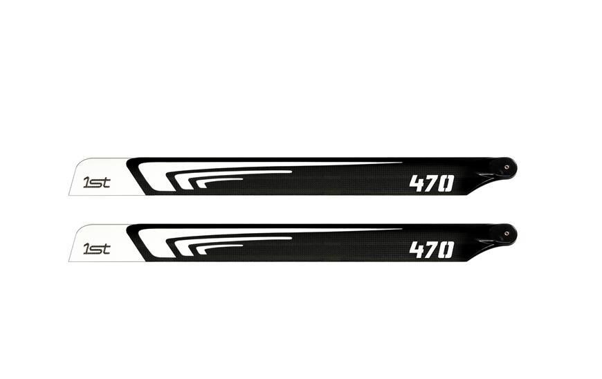 Hauptrotorblätter Carbon 470 mm FBL 2 Stück470 mm CFK Hauptrotorblätter für FBL Helis