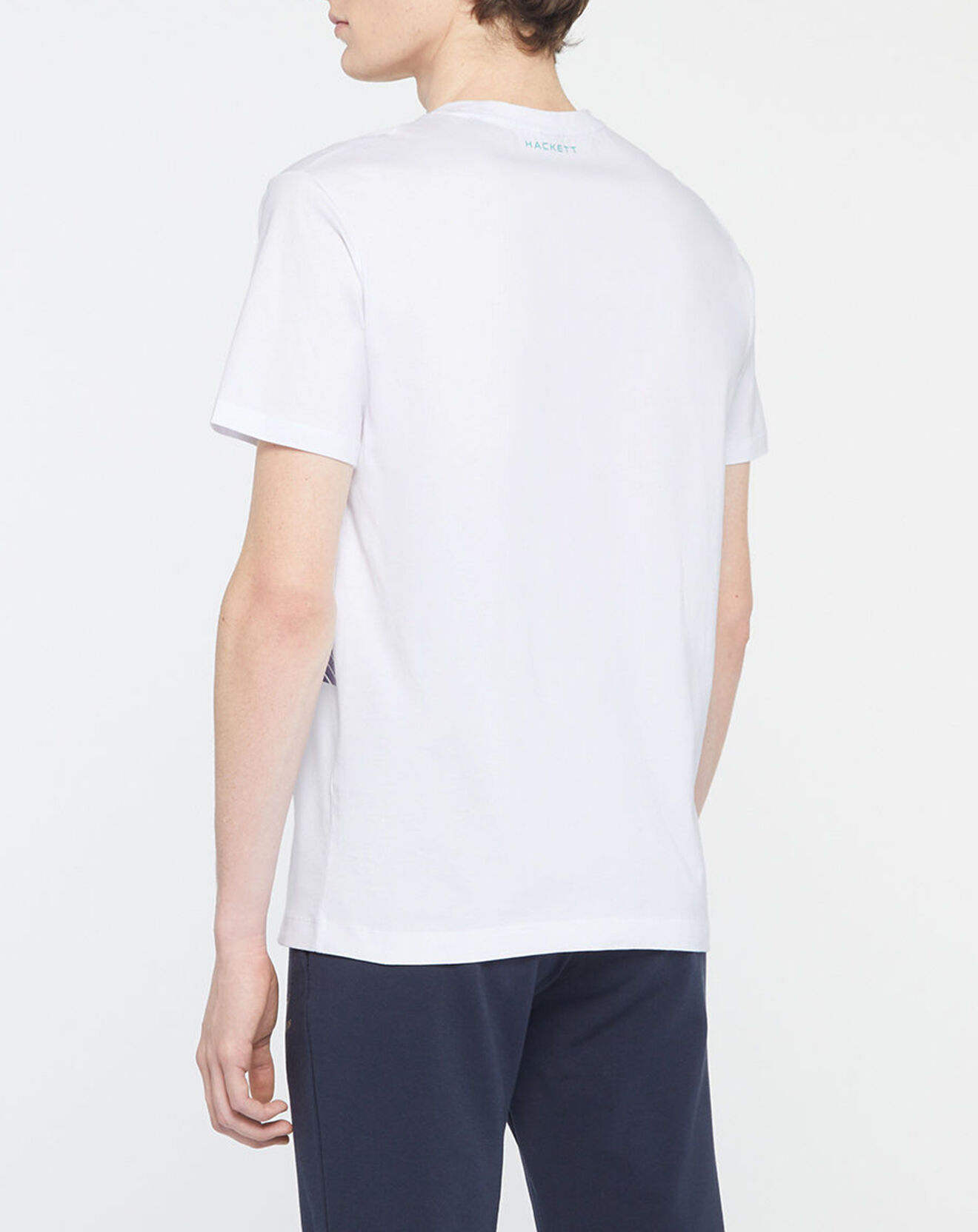 Hackett London T-Shirt Aston Martin Racing blanc