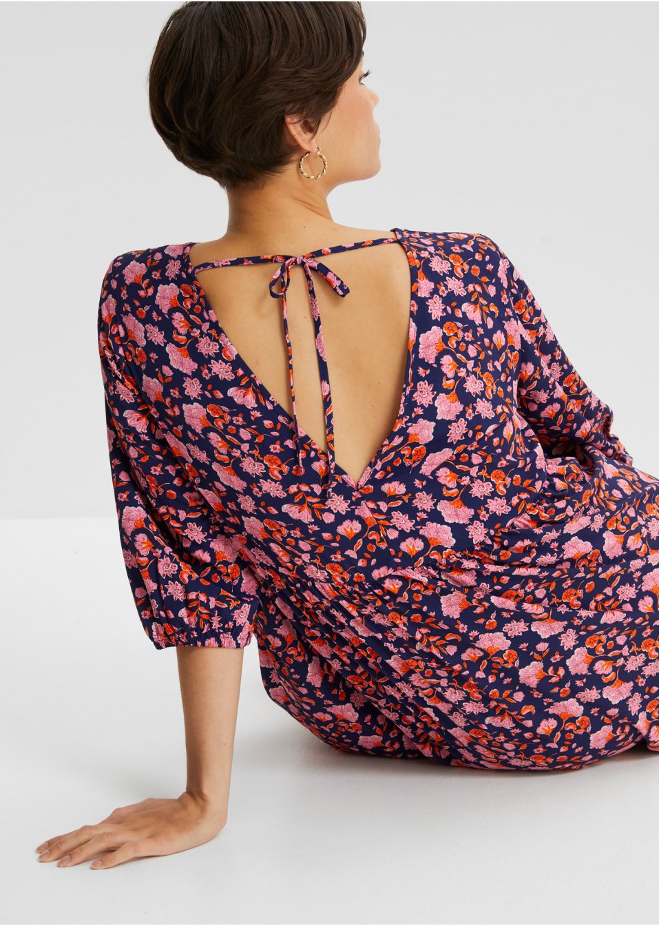 Robe tissée à motif