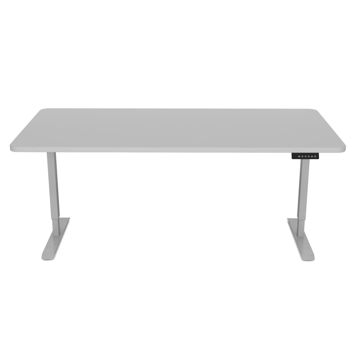 Stehpult elektrisch PREMIUM grau 160 x 80 cm