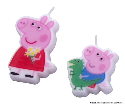 DR OETKER Motiv-Kerzen mit Halter Peppa Pig