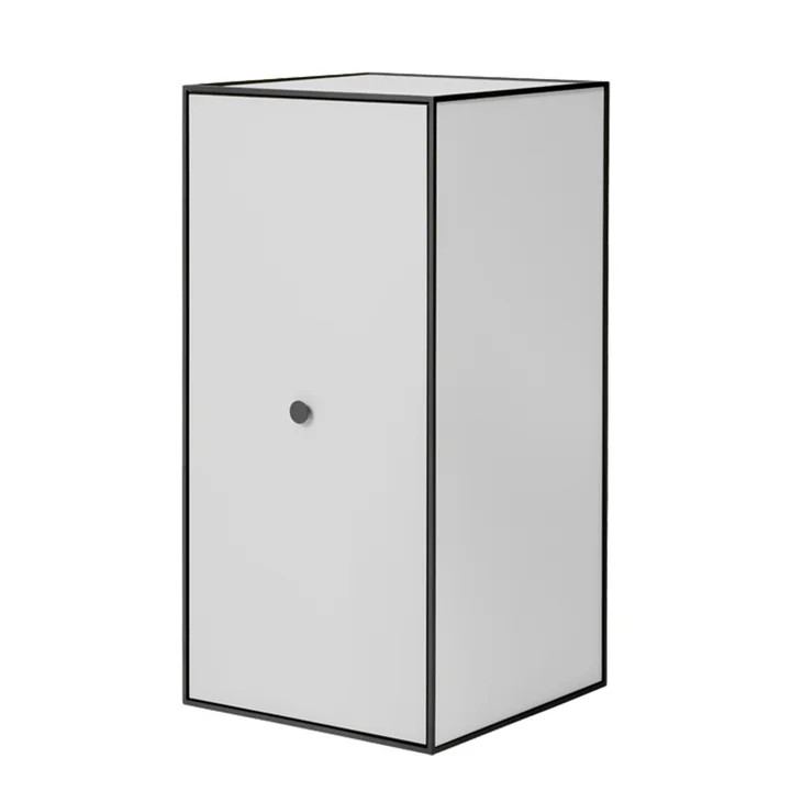 Audo - Frame Regalmodul 70 inkl. Tür, hellgrau
