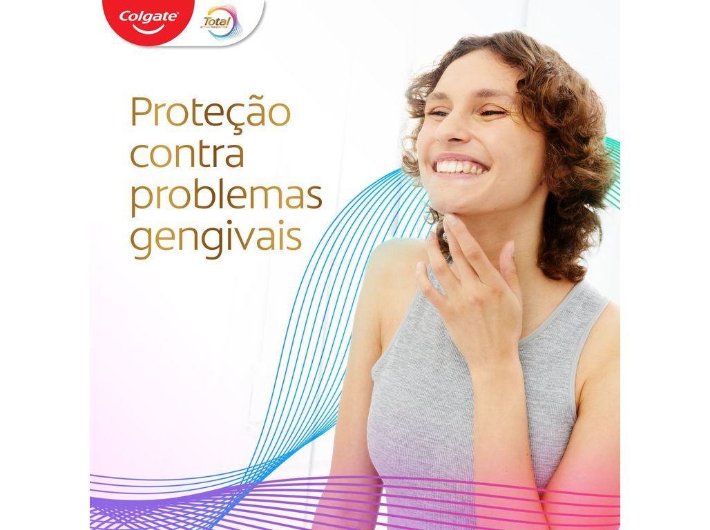 PASTA DE DENTES PROTEÇÃO TOTAL AVANÇADA GENGIVAS SAUDÁVEIS COLGATE 75ML