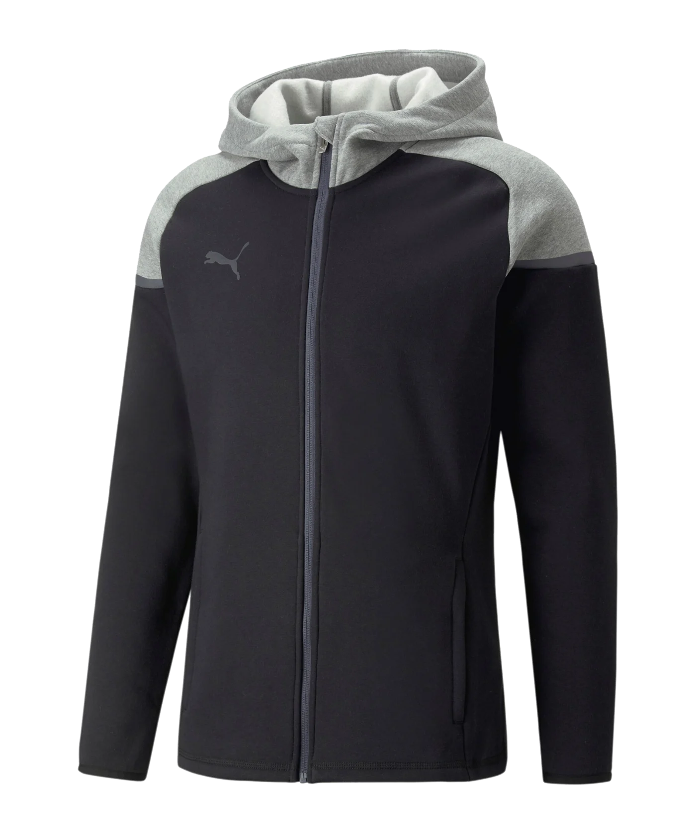 PUMA teamCUP Casuals Kapuzenjacke Schwarz F03
