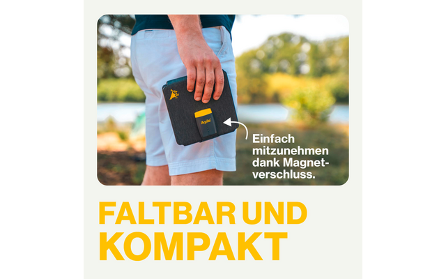 Aqiila Sunbird tragbares Solar Ladegerät Monokristallin