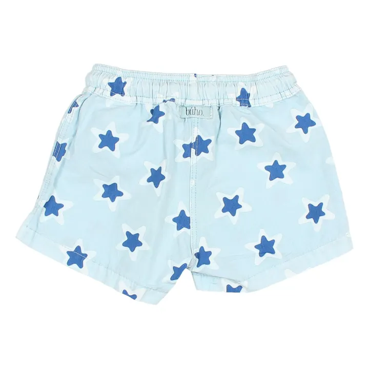 Búho Short de Bain Etoiles Bébé | Bleu ciel