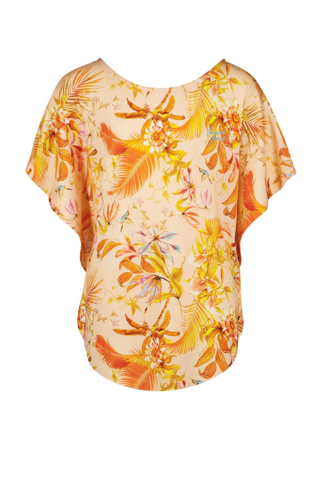 Vingino T-shirt ILANA met all over print oranje/multi