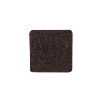 Duraline meubelpoot vierkant zwart 2,5x2,5x15 cm