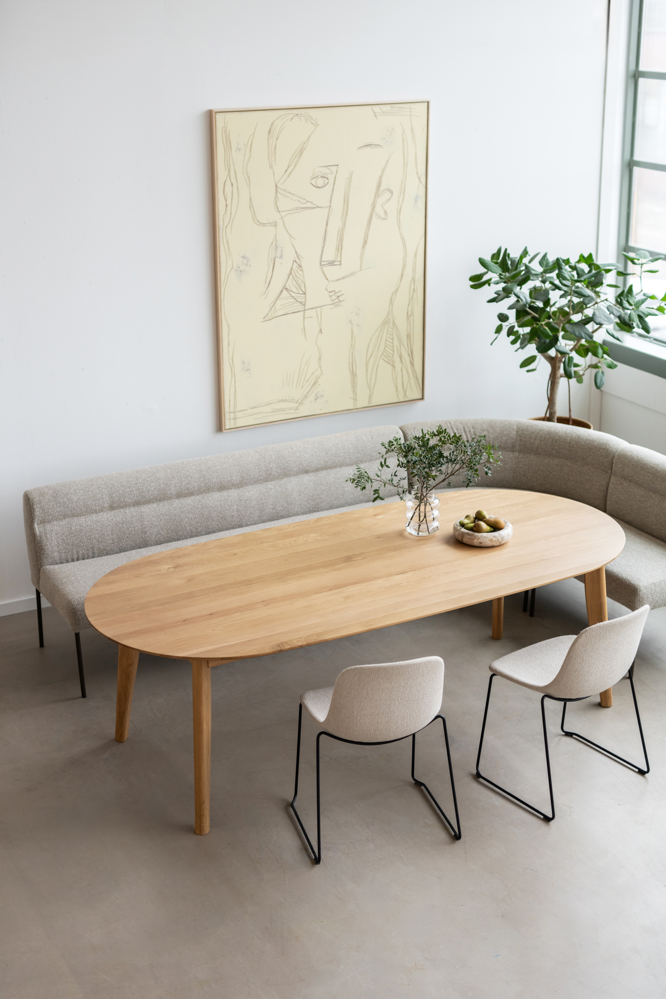 Eettafel Odin walnoot 240x110 cm