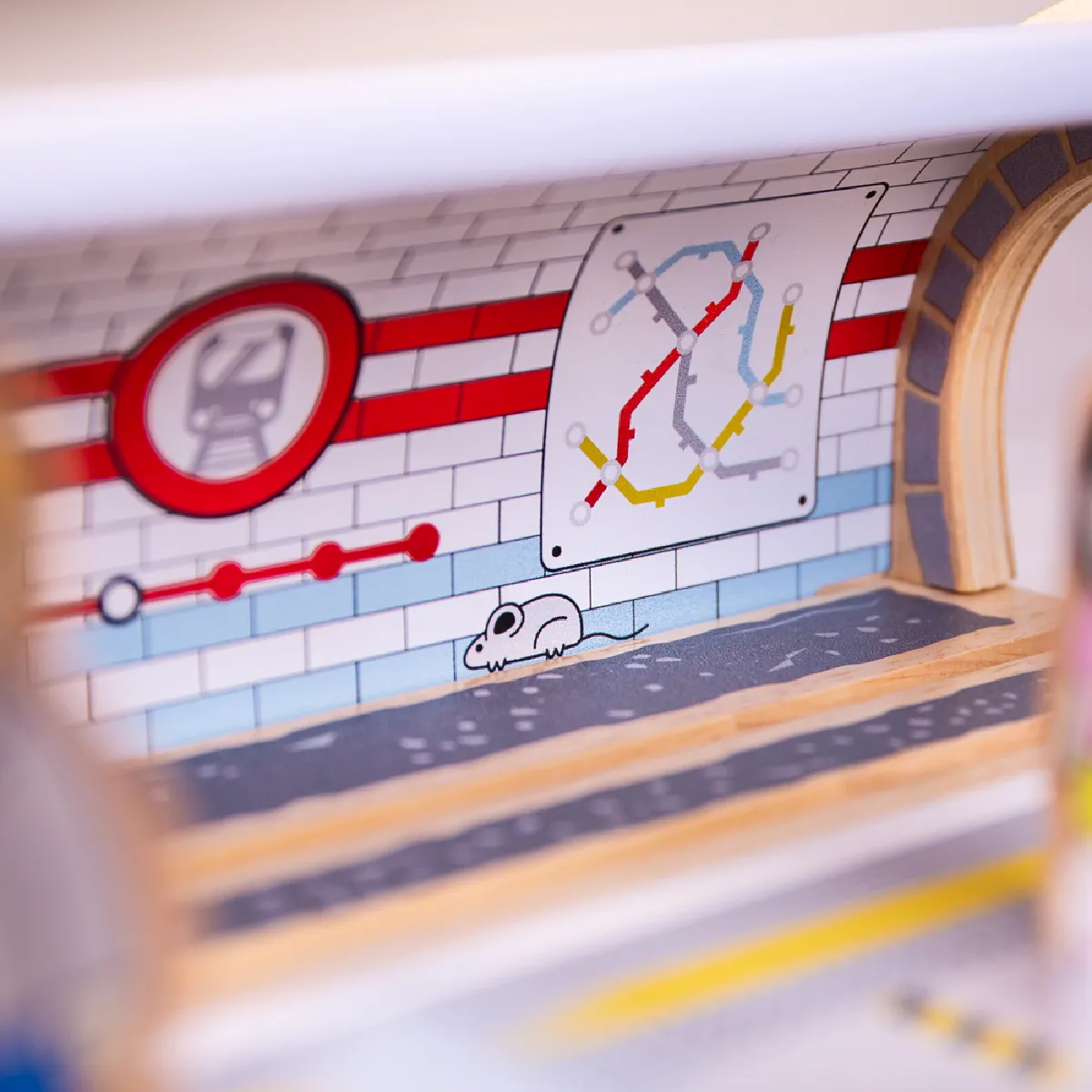 Bigjigs Rail Métro Bois