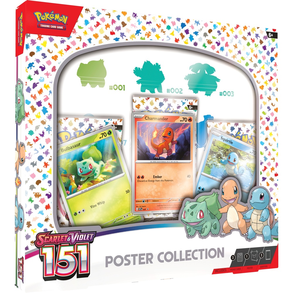 Pokémon-Sammelkartenspiel: Scarlet & Violet 3.5: 151 Poster-Kollektion
