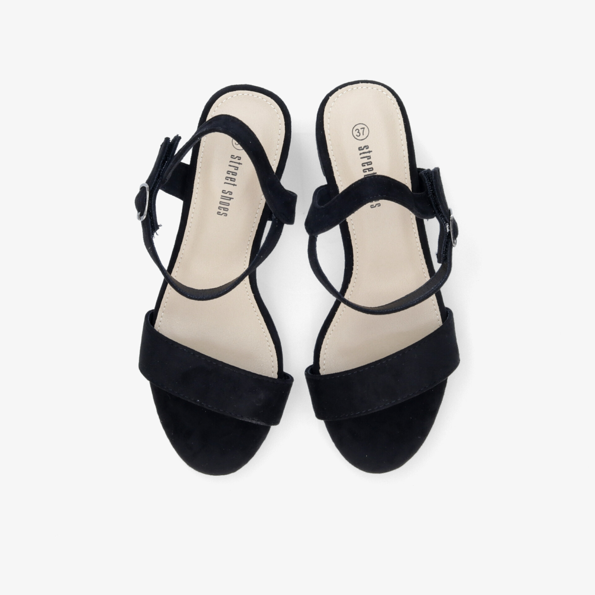 street shoes Damen Riemchensandalen schwarz