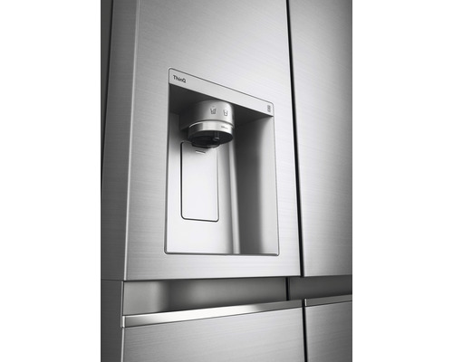 LG GSLV90PZAD Side-by-Side koelkast, afmetingen (B x H x D): 913 x 1790 x 735 mm