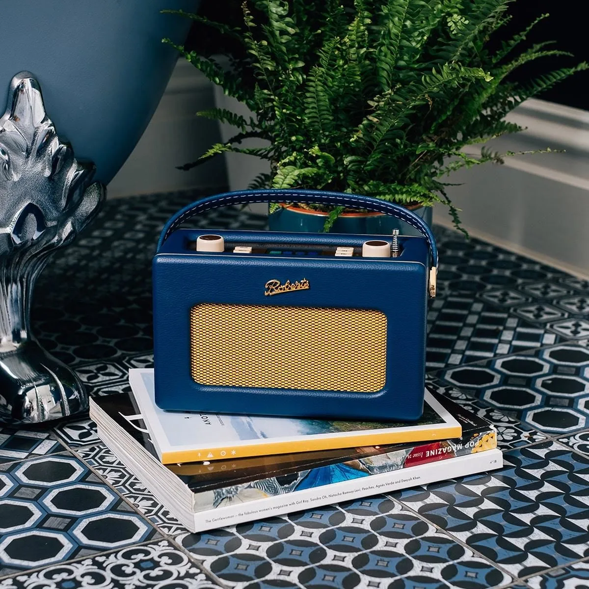 Roberts Revival iStream 3L Bleu foncé Enceintes connectées