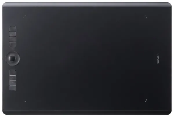 Wacom Intuos Pro Large - Digitizer - højre- og venstrehåndet - 31.1 x 21.6 cm - multi-touch - elektromagnetisk - 8 knapper - trådløs, kablet - USB, Bluetooth - sort