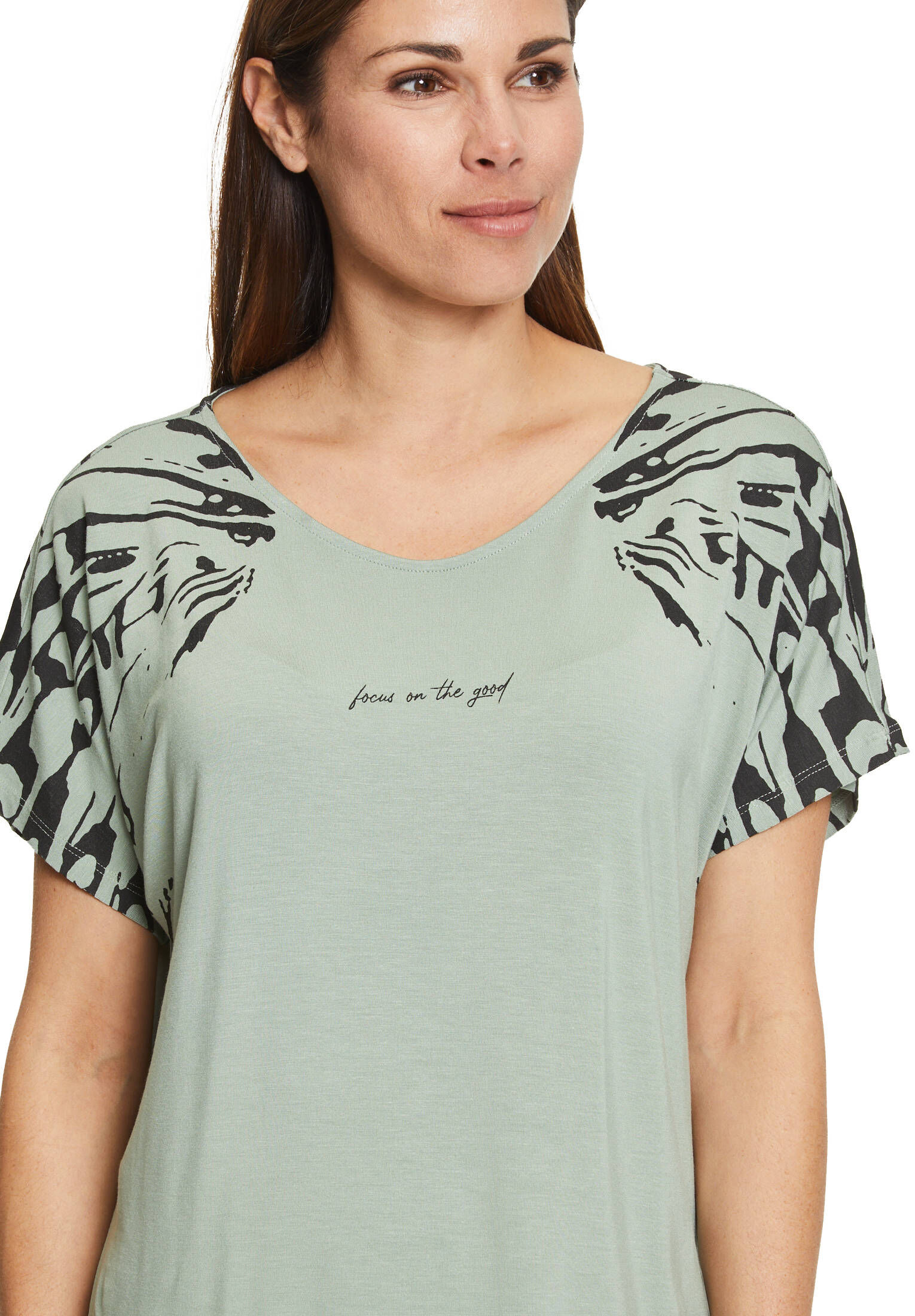 Betty Barclay| Damen Oversize-Shirt mit V-Ausschnitt