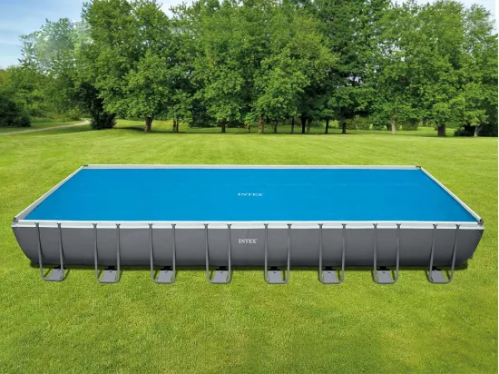 Bâche à bulles pour piscine tubulaire rectangulaire 9,75 x 4,88 m - Intex