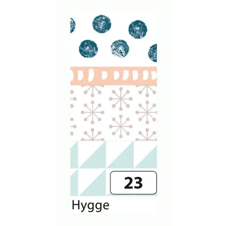Folia Washi Tape, Hygge, 4er Set