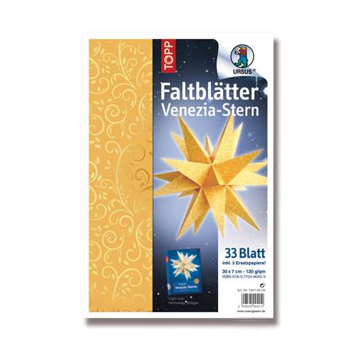 URSUS® Faltblatt Venezia-Stern, 
