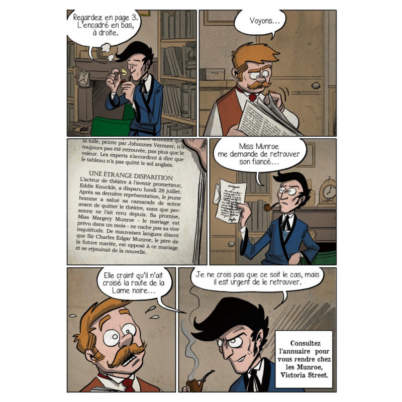 Sherlock Holmes - La BD dont vous êtes le Héros : Ténèbres sur Londres