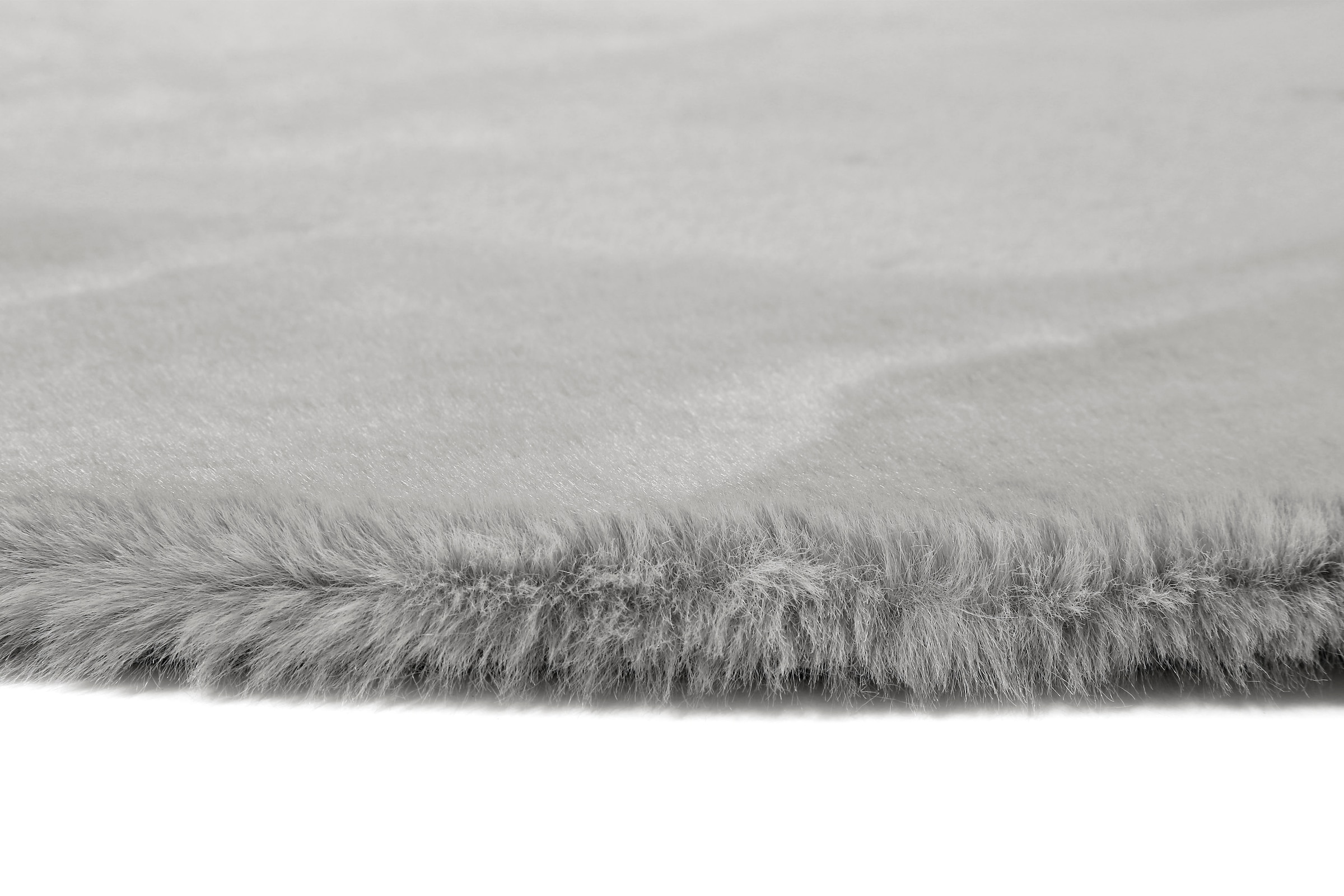 Esprit Hochflor-Teppich »Alice  ESP-4377  Kunstfell« rund 25 mm Höhe Kaninchenfell-Haptik, besonders weich und dicht, für alle Räume