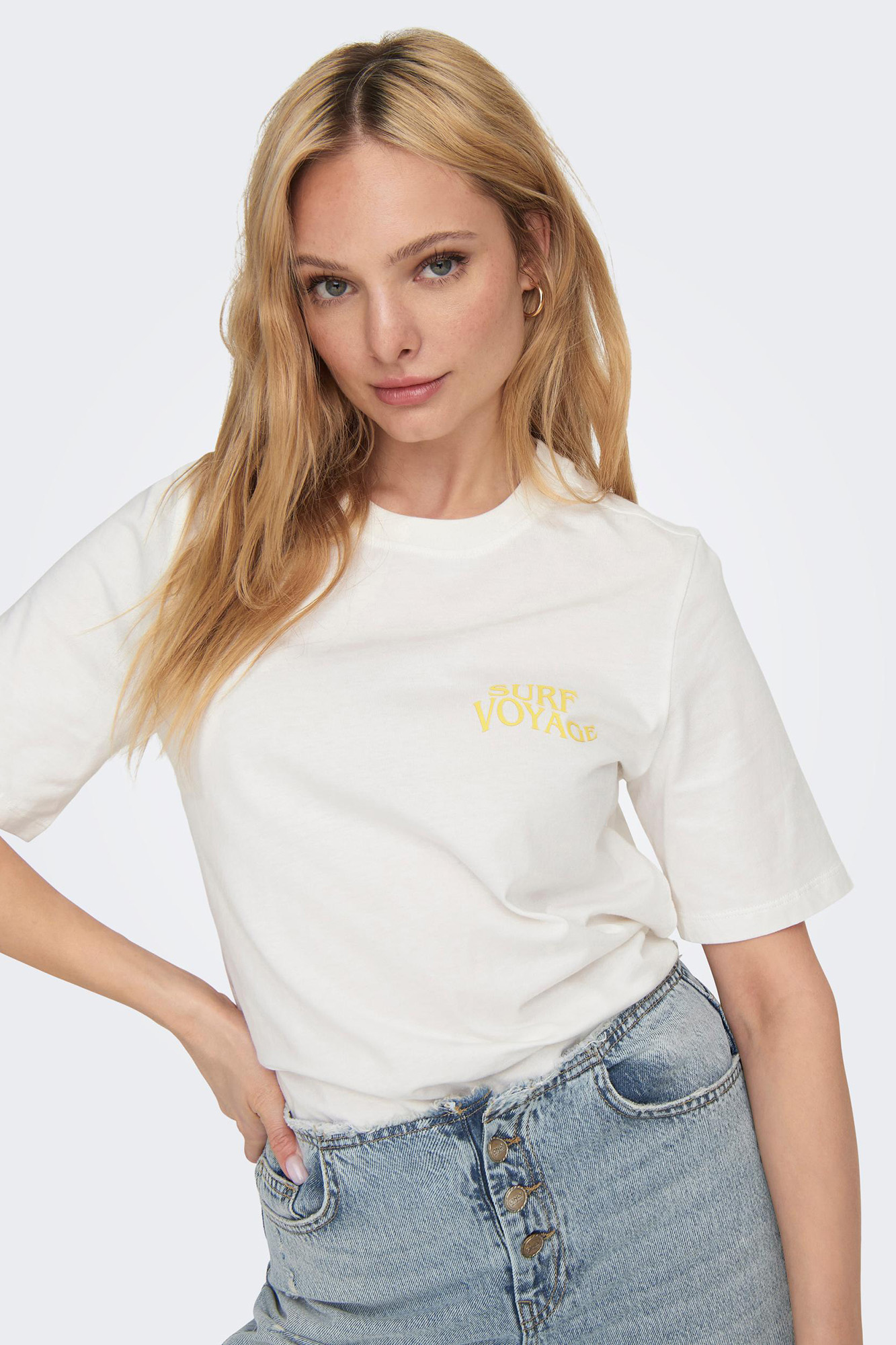 Camiseta de manga curta com estampa
