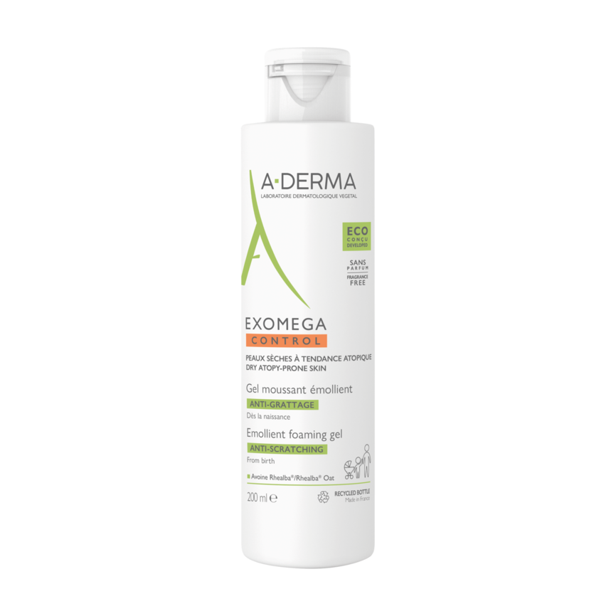 A-Derma Exomega Control Foaming Gel 200 ml
