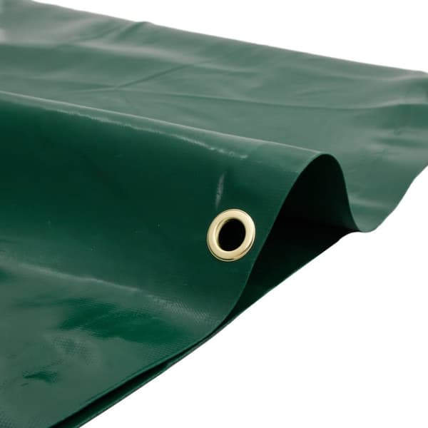vidaXL Presenning grønn 1x2,5 m 650 g/m²