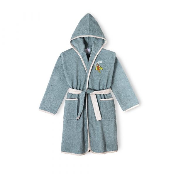 Interbaby Roupão de Banho Infantil T 14 Petrola