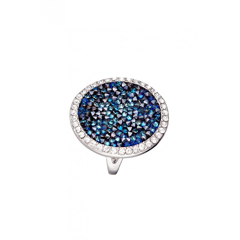 Bague Océan - Argenté et Bleu