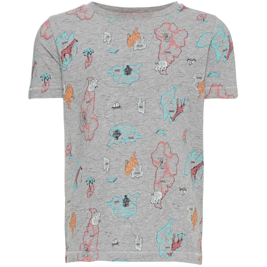 name it Boys T-Shirt Gabil grey melange