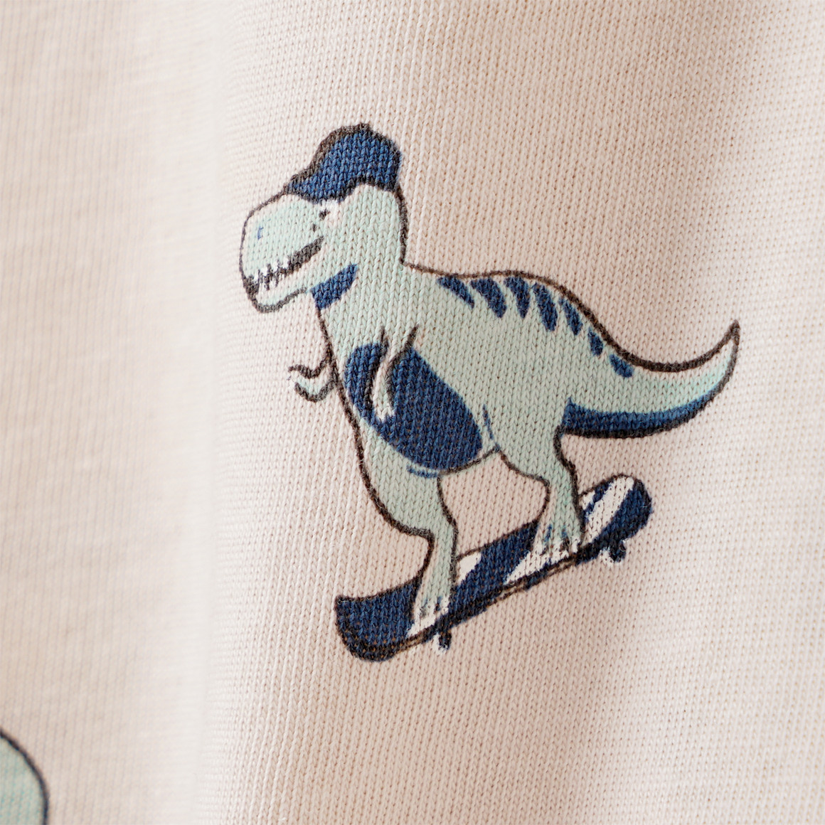 Topolino Jungen T-Shirt mit Dino-Motiven beige