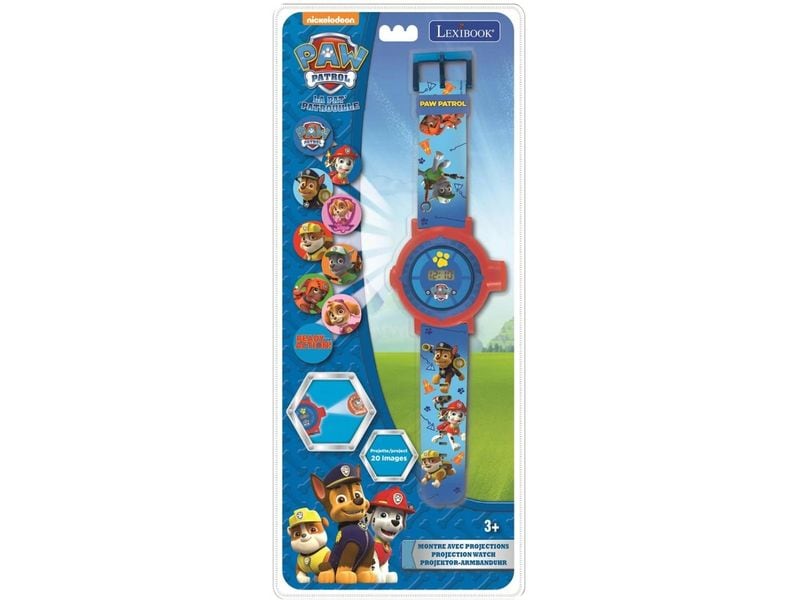 Lexibook Paw Patrol Digital-Projektionsuhr Eine 2-in-1-Uhr mit digitalem Bildschirm