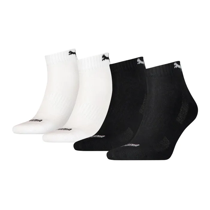 Puma Cushioned Quarter Sokken Senior (4-pack)