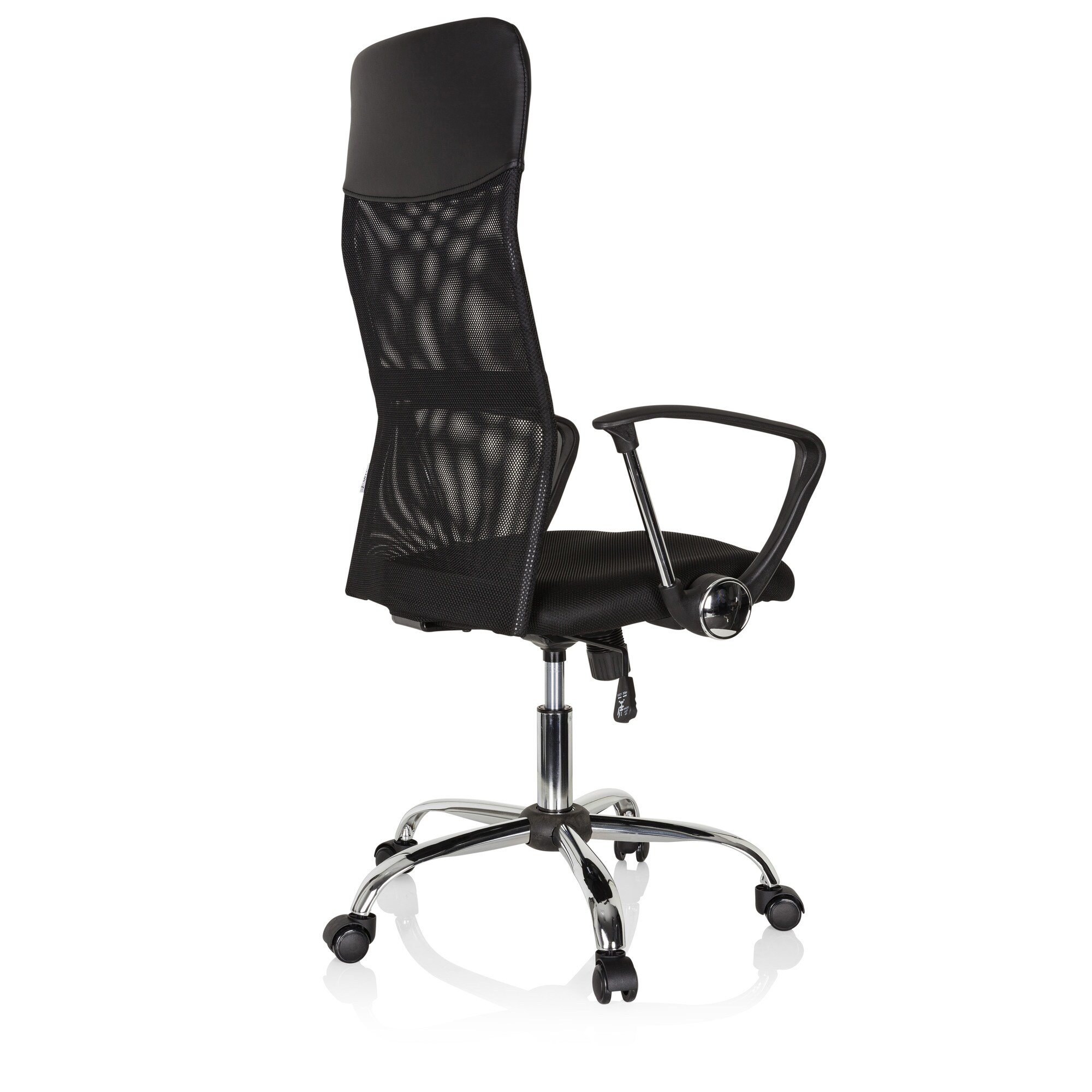 Home Office Chefsessel PURE NET Kunstleder/Netzstoff mit Armlehnen hjh OFFICE