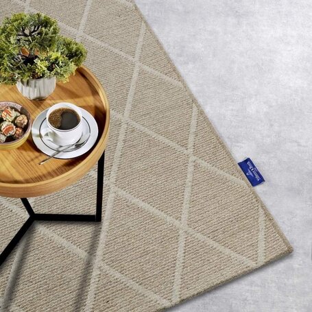 Wollen Vloerkleed Maria - Beige