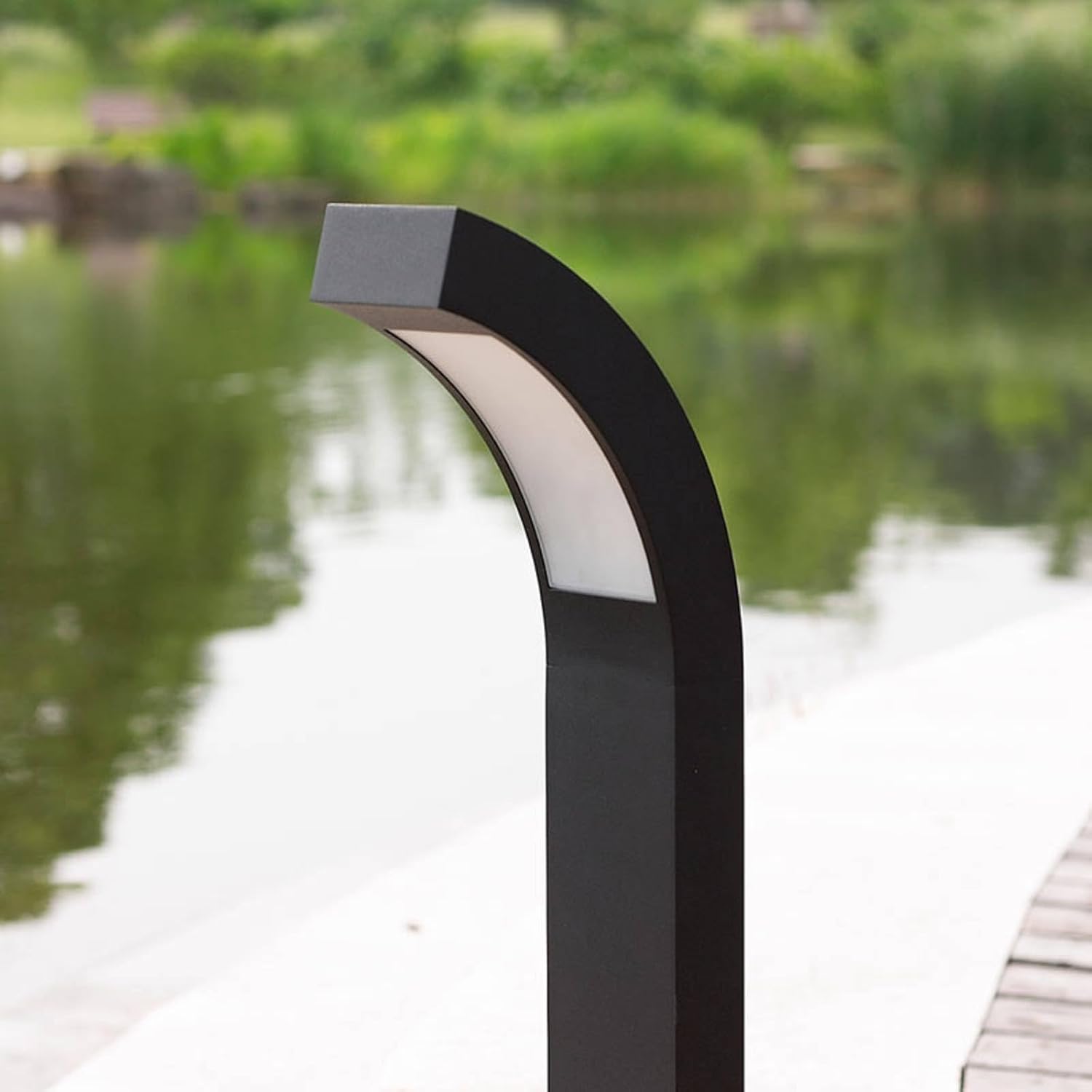 Lucande LED Sockelleuchte, Wegeleuchte außen Höhe: 60 cm Sockellampe Garten spritzwassergeschützt IP54 4,2W Aussenleuchte