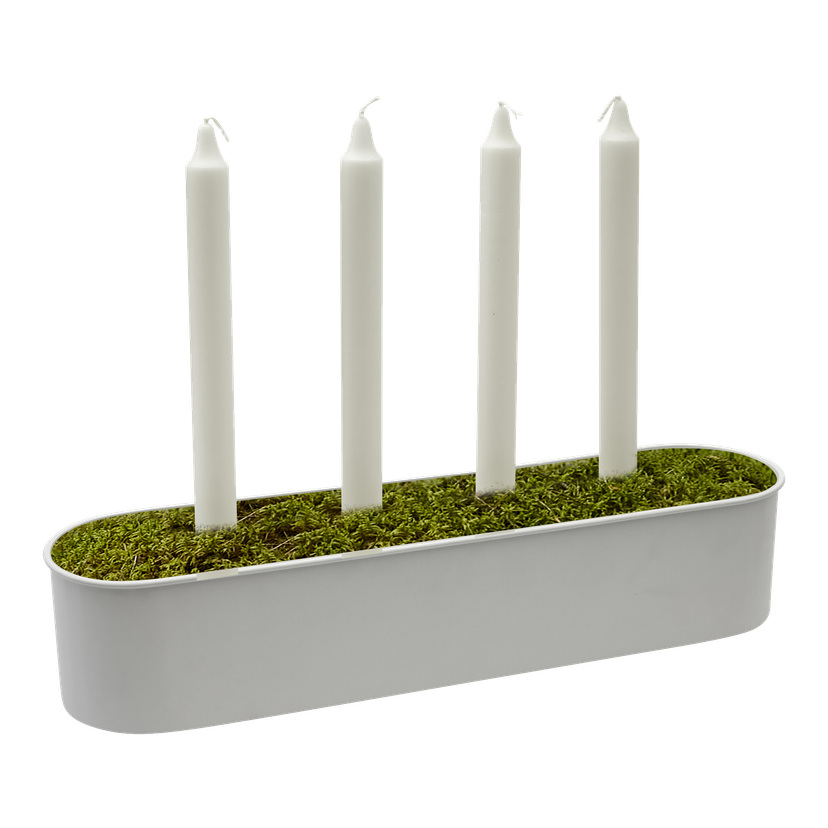 Adventslysestake for levende lys
