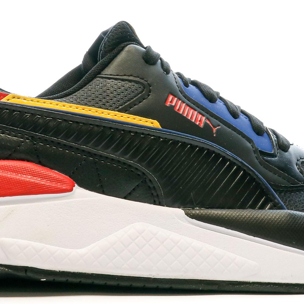 Puma Baskets Blanche/Noir/Jaune Homme Puma X-ray 2 Square