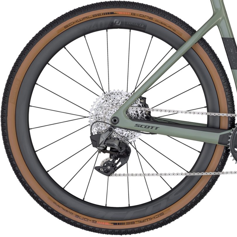 Scott Solace Gravel eRIDE 20 Carbon E-Gravel Bike undergrowth green