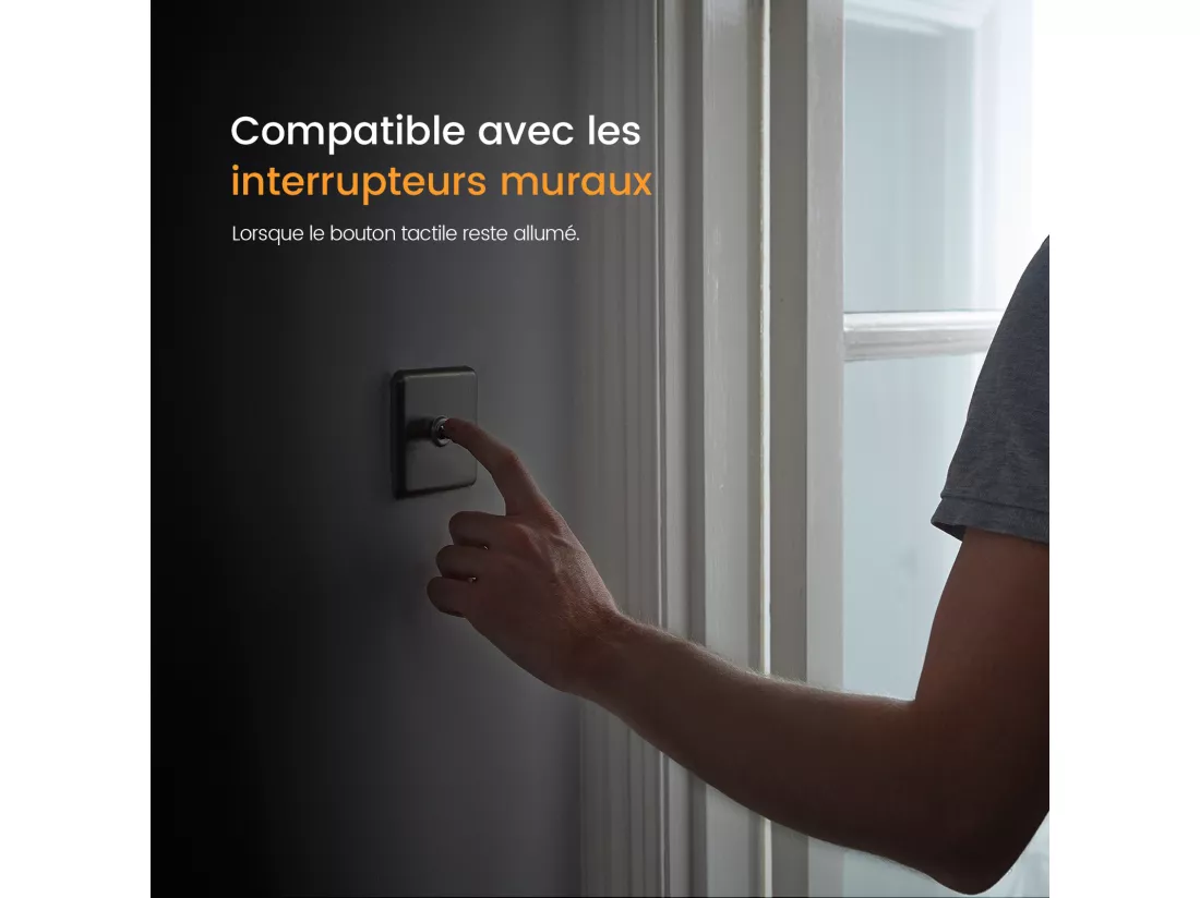 EMKE Miroir lumineux salle de bain 60x80cm, Miroir avec l'éclairage, Interrupteur Tactile, Anti-buée, Miroir LED avec Lumière Blanche Froide
