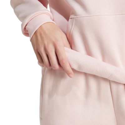 AdidasEssentials Small Logo Feel Cozy Hoodie - pink